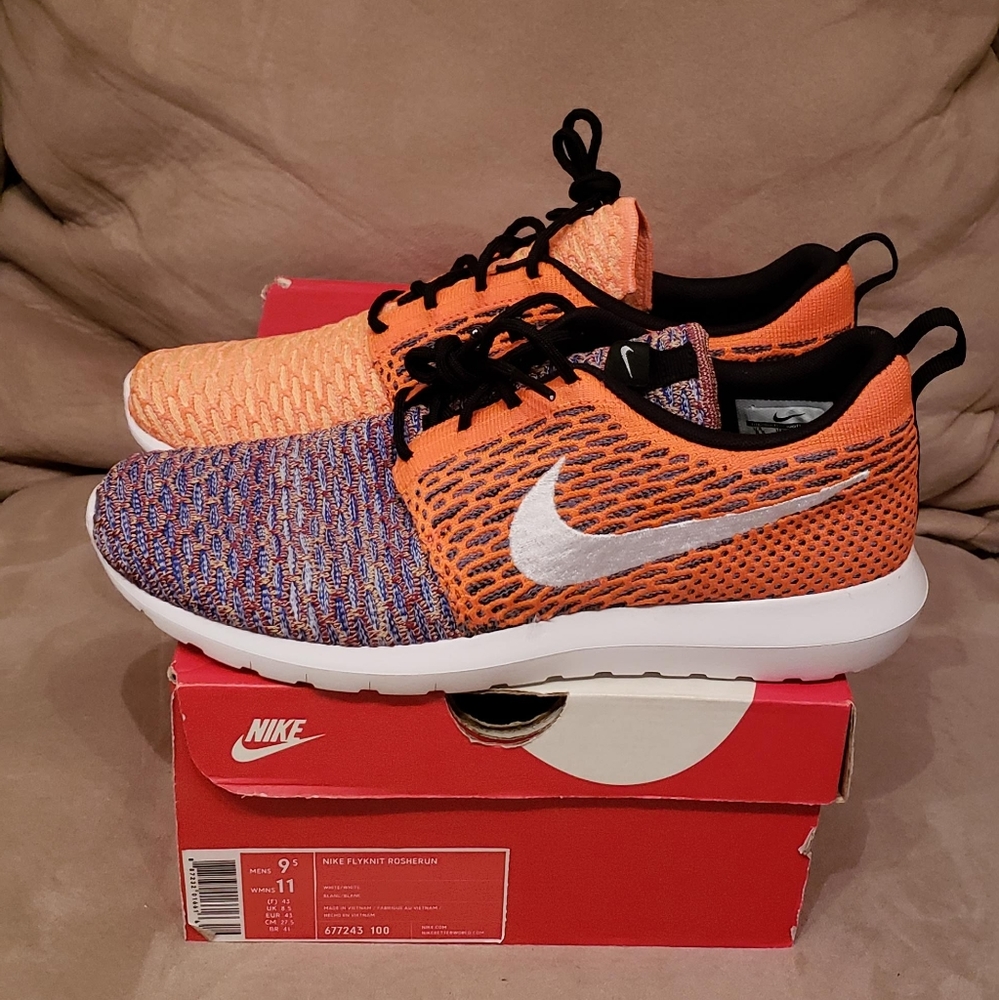Men's Nike Flyknit Roshe 'Random Yarn' size 9.5